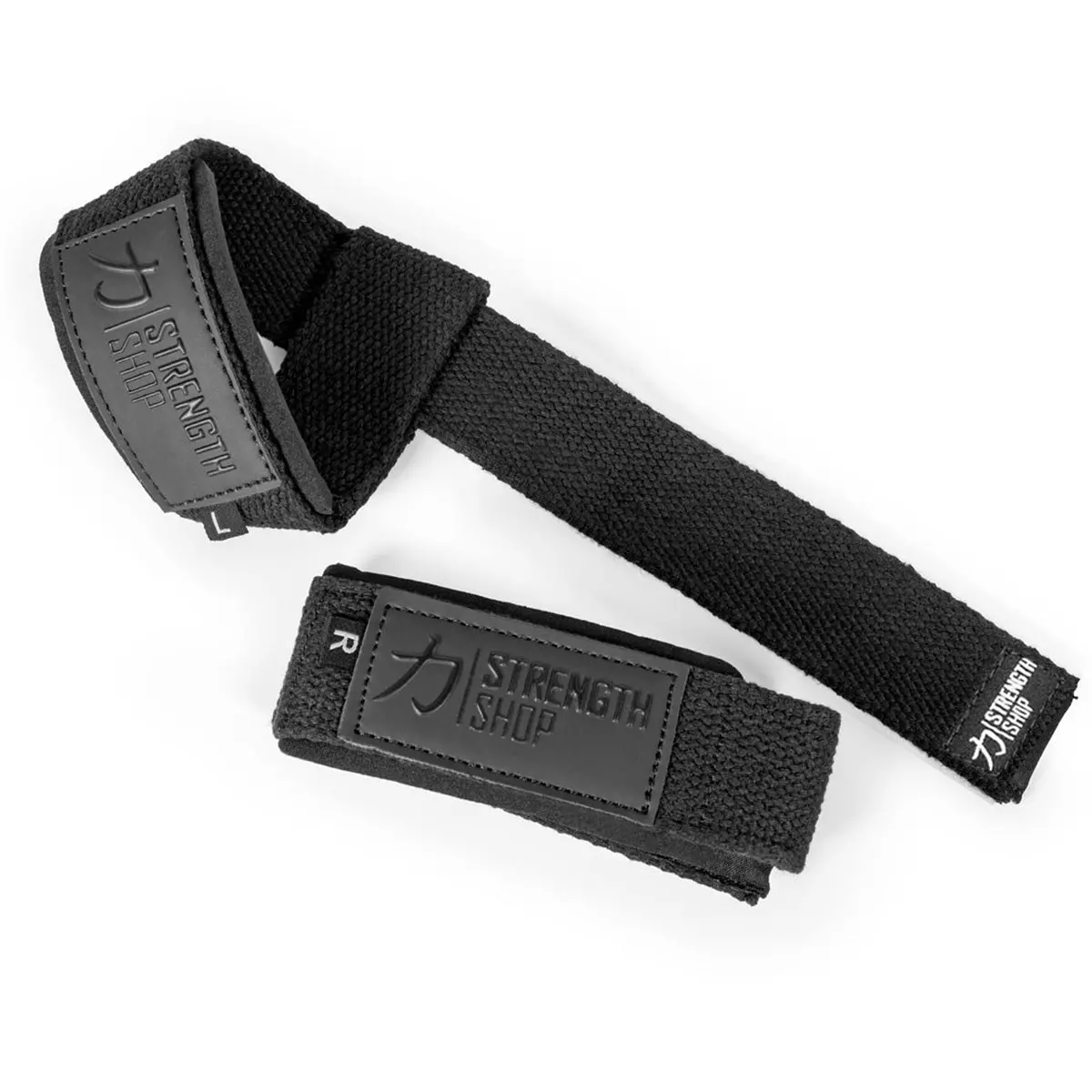 Stealth Black Pro Lifting Straps, 50Cm Or 65Cm 1