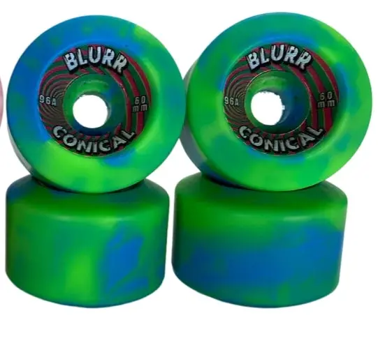 Vision Blurr Wheels 60Mm 96A (90A) Reissues - Blue Green Swirl 1