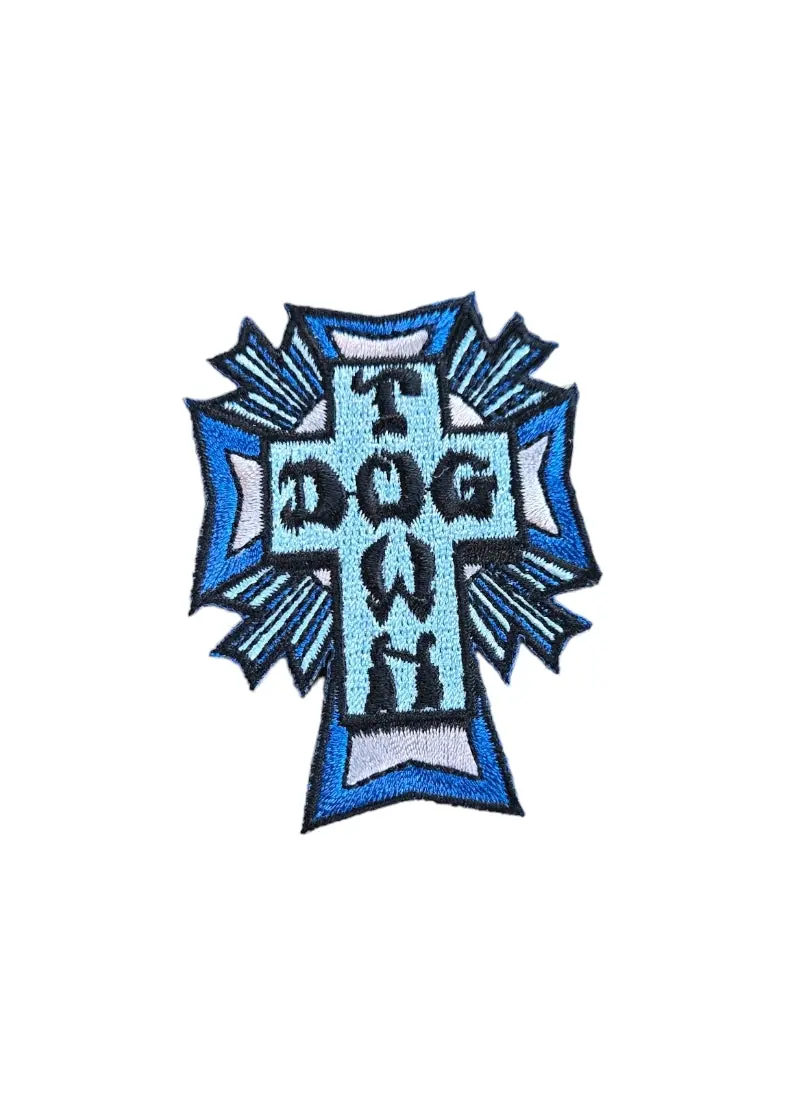 Dogtown Cross Logo Patch 2.5"- Blue 1