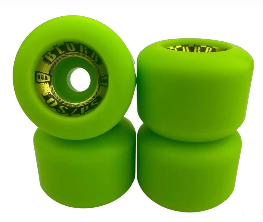 Vision Blurr Skateboard Wheels 60Mm 96A (90A) Reissues - Green 1