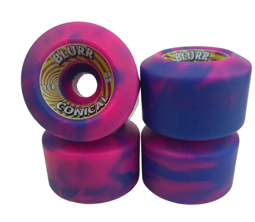 Vision Blurr Wheels 60Mm 96A (90A) Reissues - Pink Purple Swirl 1