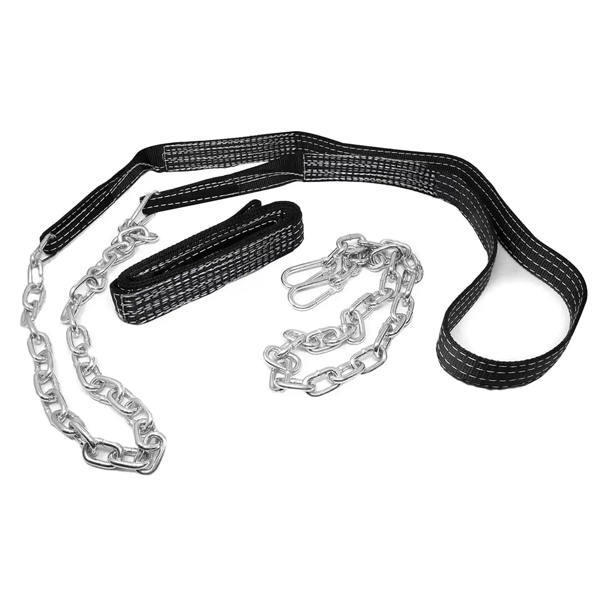 Suspension Safety Straps With Chains & Carabiners 1
