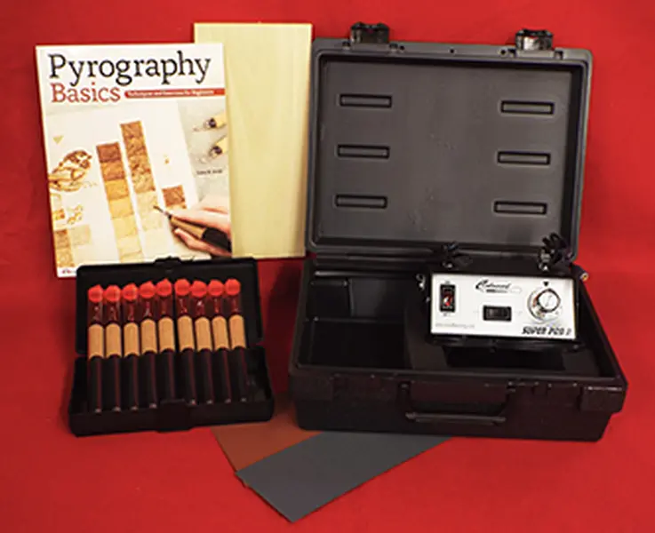 Colwood Super Pro Deluxe Woodburning Kit W/ Fixed Tip Handpieces Dksf (Case Not Included) 1