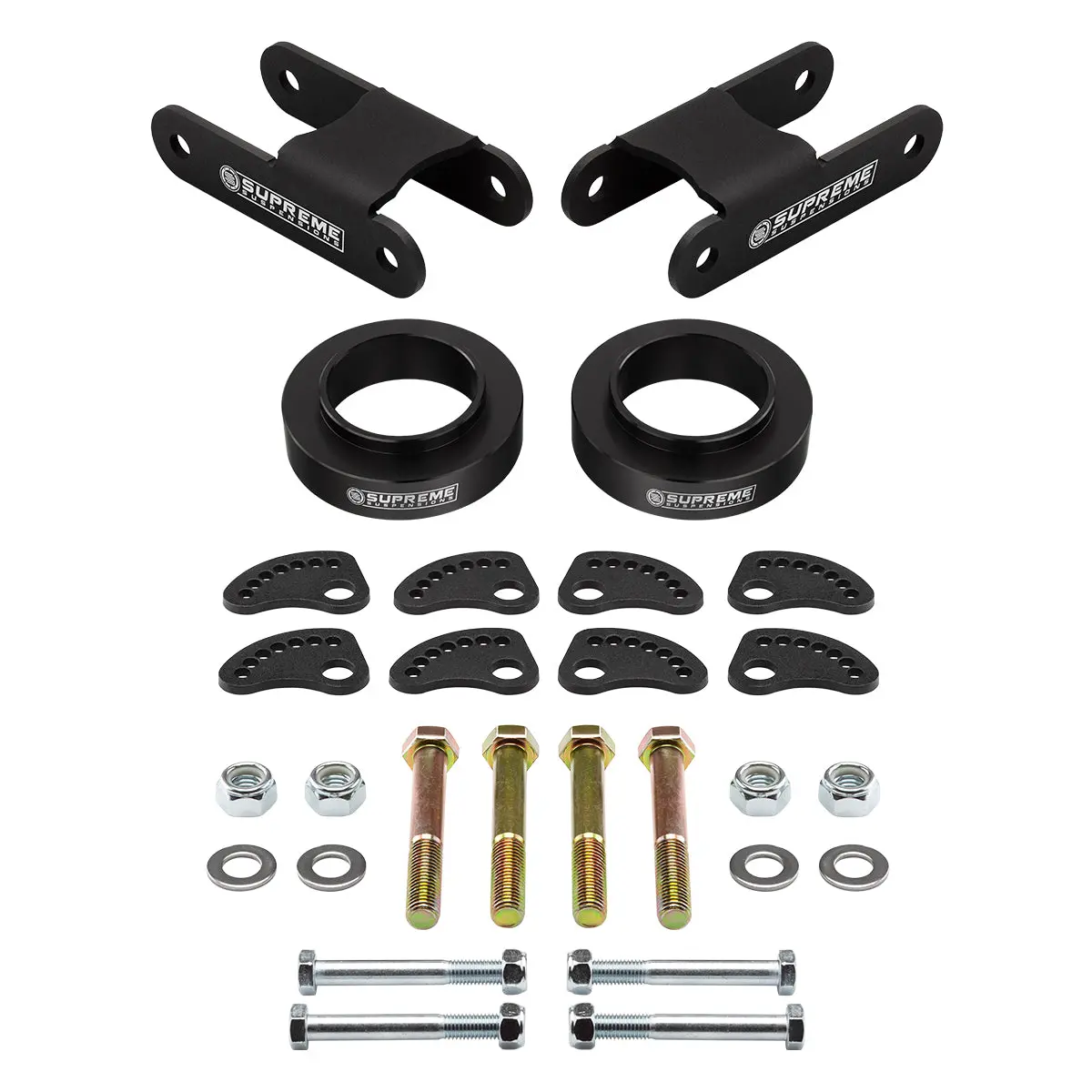 2004-2012 Chevrolet Colorado 2Wd Full Lift Kit With Camber/Caster Alignment & Lockout Kit 1