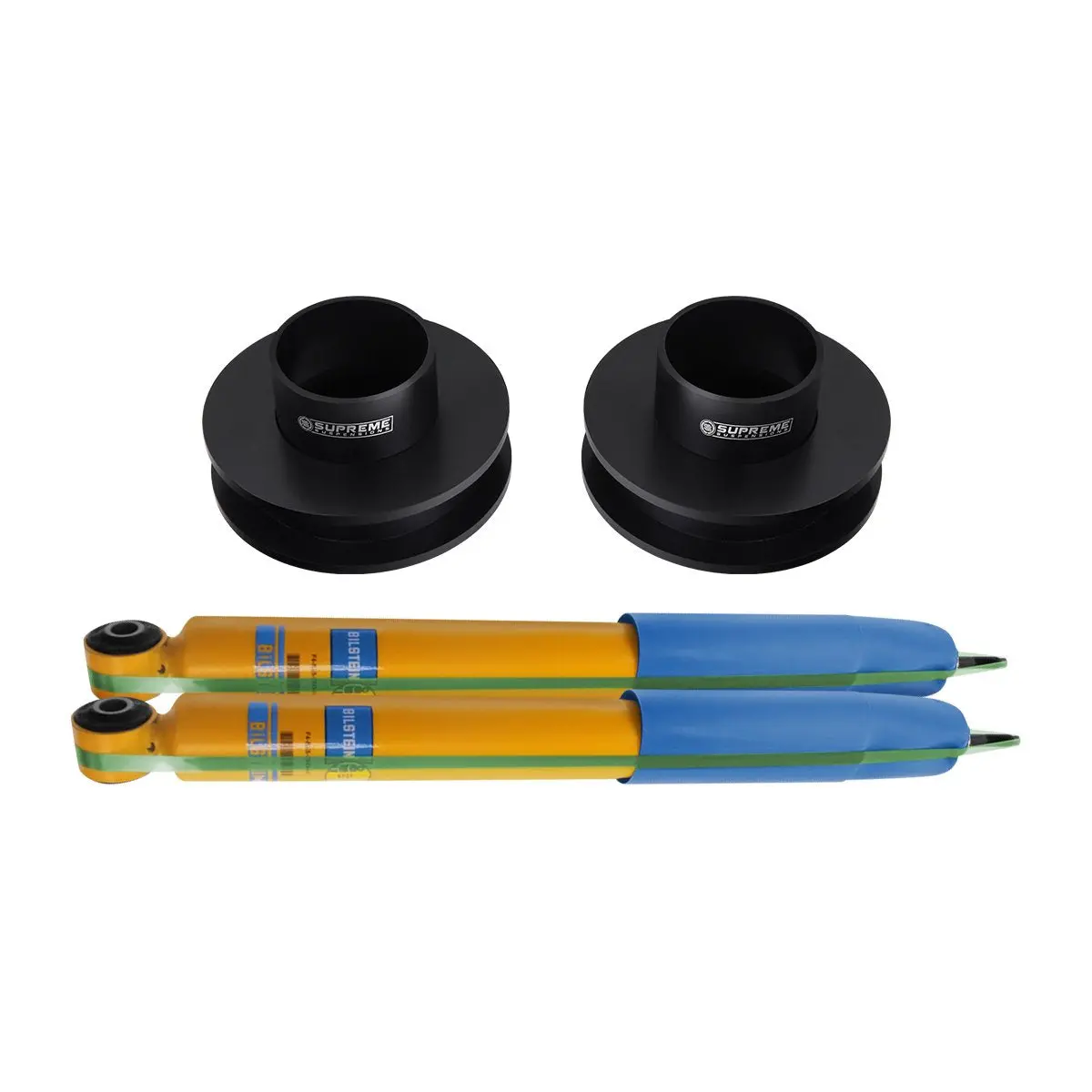 1994-2002 Dodge Ram 3500 W/ Solid Front Axle Suspension Lift Kit & Length Bilstein Shocks 2Wd 4X2 1