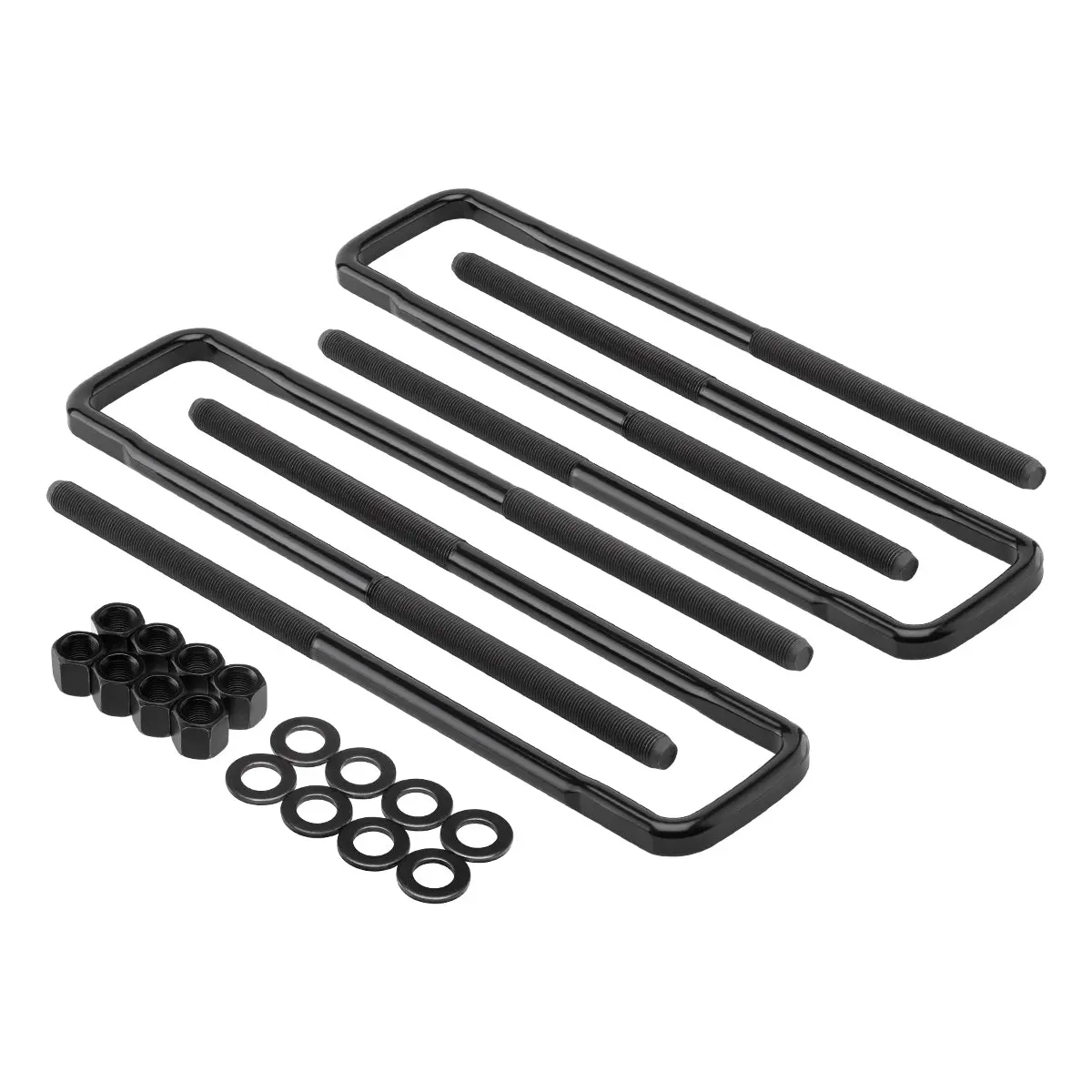 Forged Flat Top Square U-Bolts 14" Long X 2.5" Wide X 9/16" Threads 1