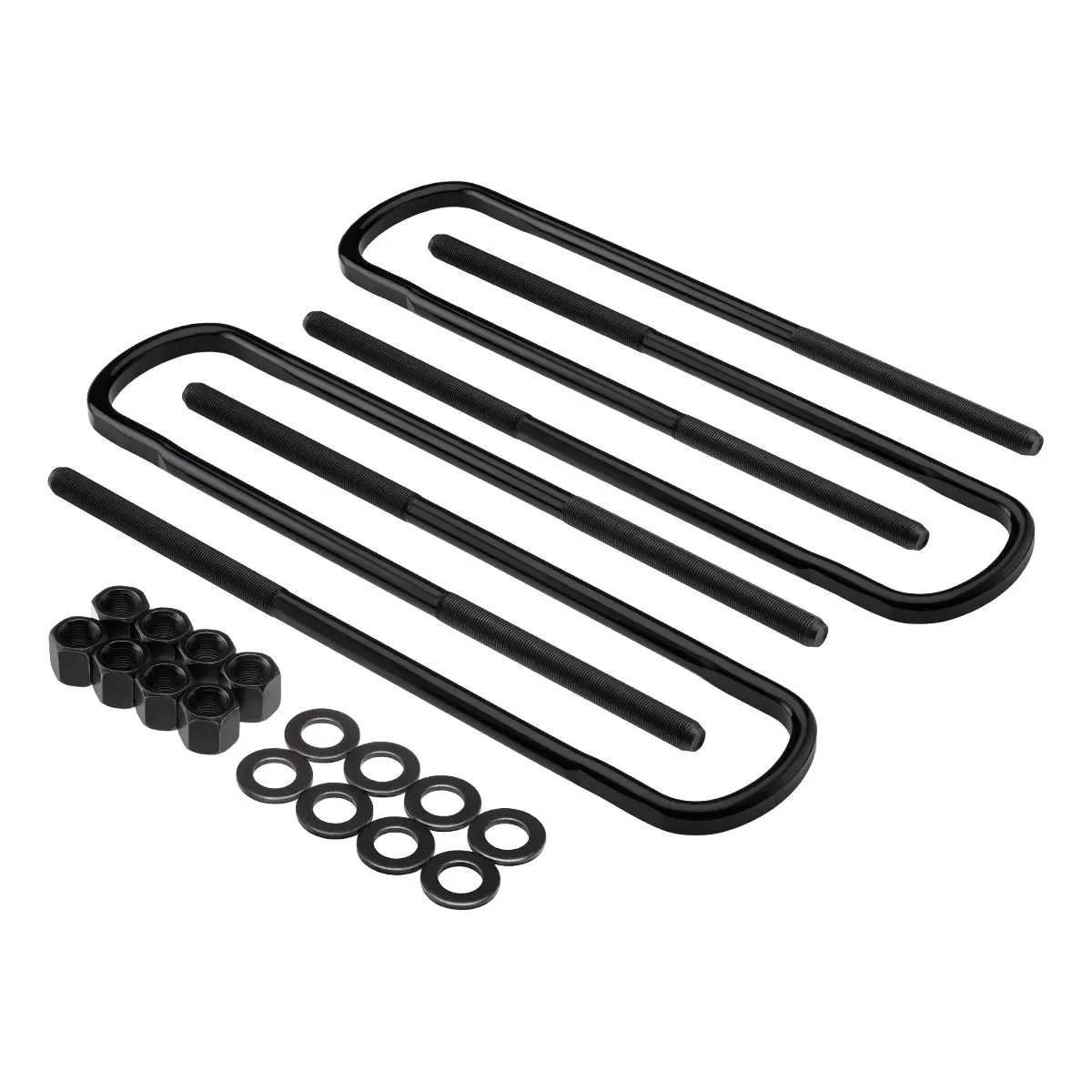 Forged Flat Top Semi-Round U-Bolts 16" Long X 3.25" Wide X 5/8" Threads Fits F-250 Super Duty 1