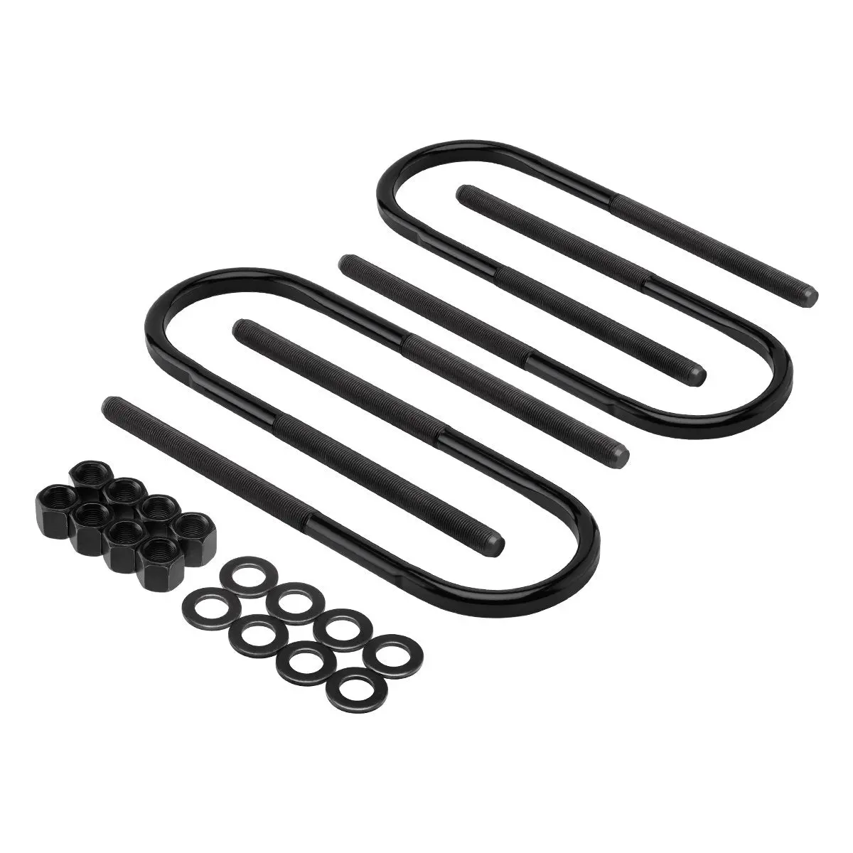 Round Bend Forged Flat Top U-Bolts 10" Long X 3.5" Wide X 9/16" Threads Fits Ford Models 1
