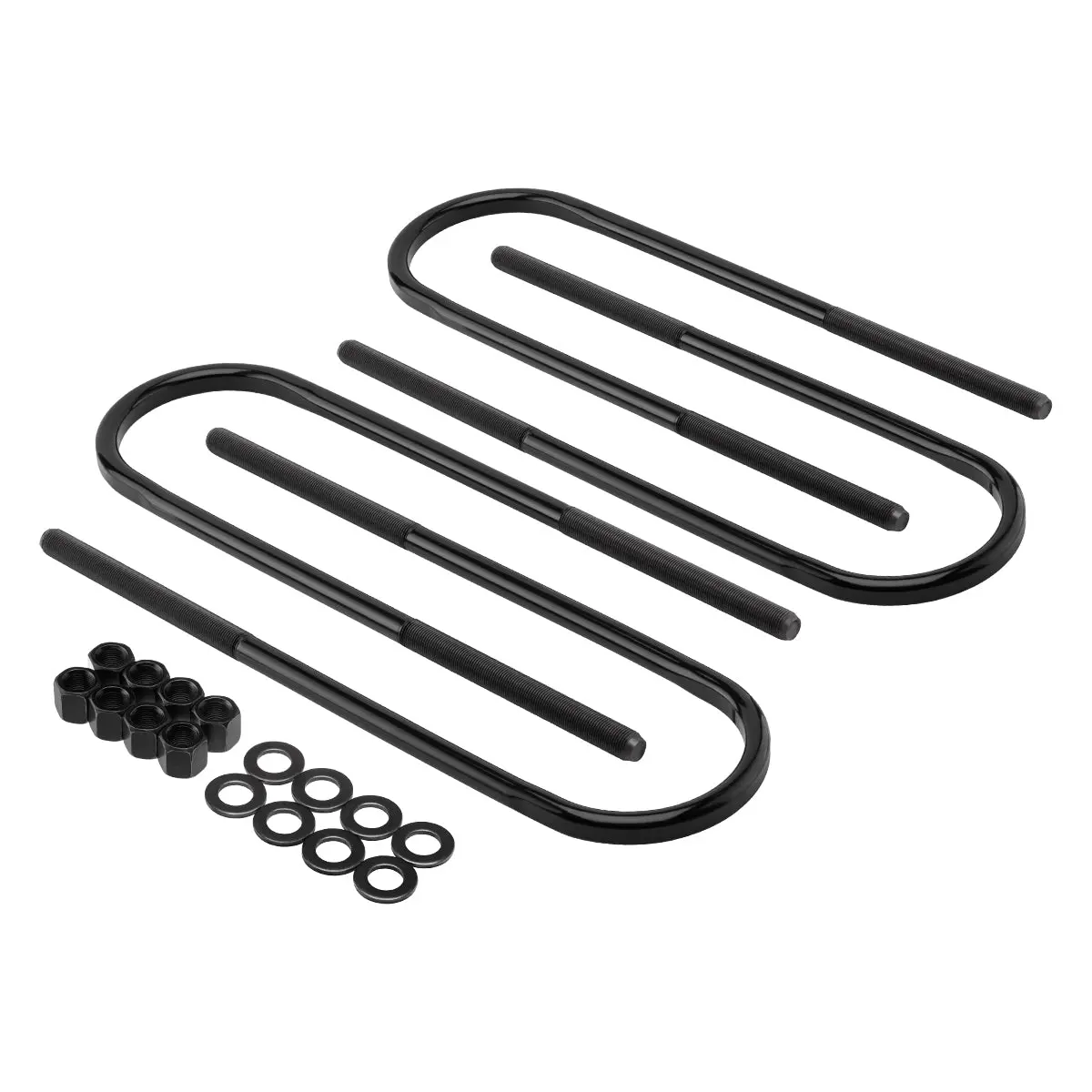 Round Bend Forged Flat Top U-Bolts 16.25" Long X 4.25" Wide X 5/8" Threads Fits Dodge Ram 2500 1
