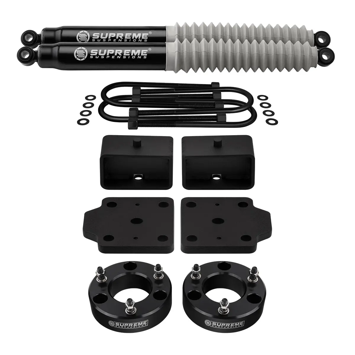 2004-2015 Nissan Titan Full Suspension Lift Kit With Rear U-Bolt Flip Kit & Max Performance Shocks 2Wd 4Wd 2