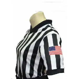 Women's V-Neck With Usa Flag On Left Sleeve 1