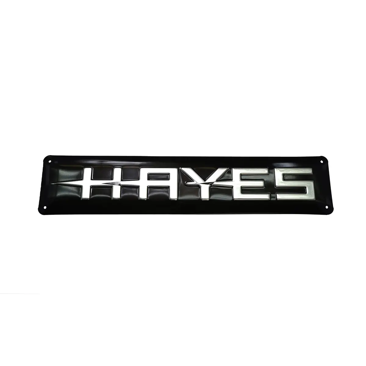 Hayes Aluminum Sign 1