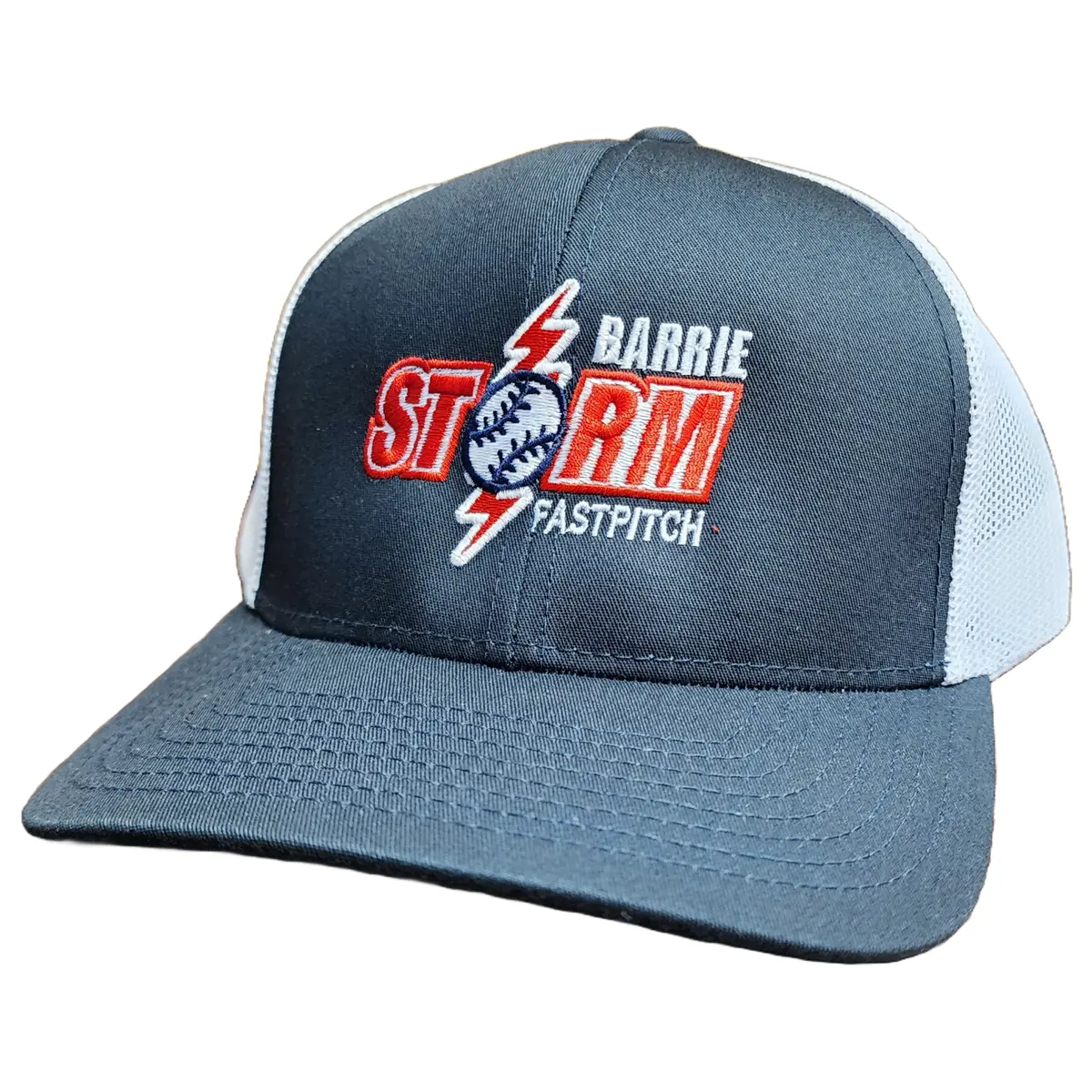 Augusta Barrie Storm Low-Pro Trucker Snapback Navy Hat 1