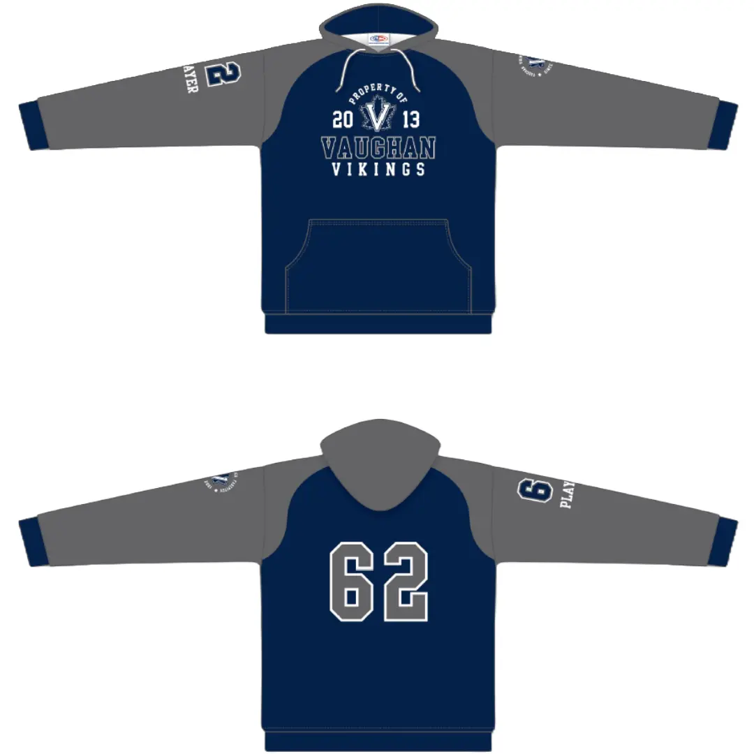Vaughan Vikings Athletic Knit Sublimated Hoodie - Pullover 1