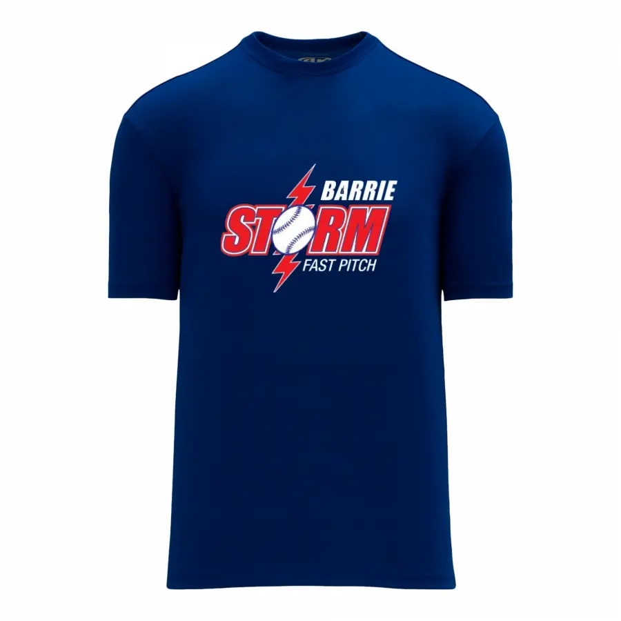 Athletic Knit A1800 Short Sleeve Tee - Barrie Storm 1