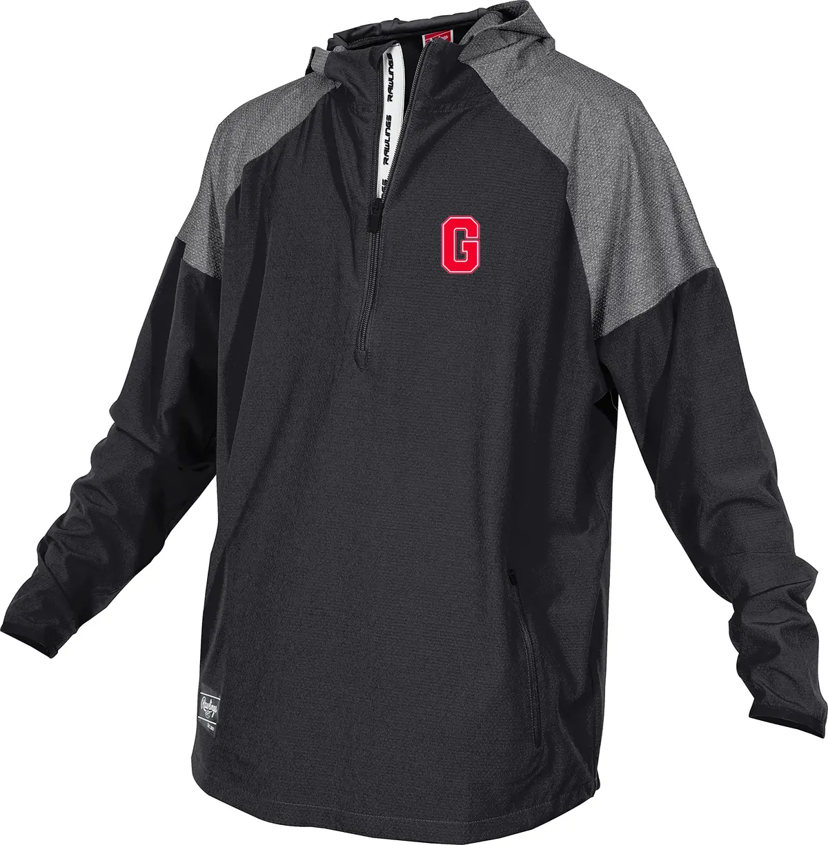 Rawlings Colorsync Georgina Black Long Sleeve Cage Jacket | Embroidered Logo And Number 1