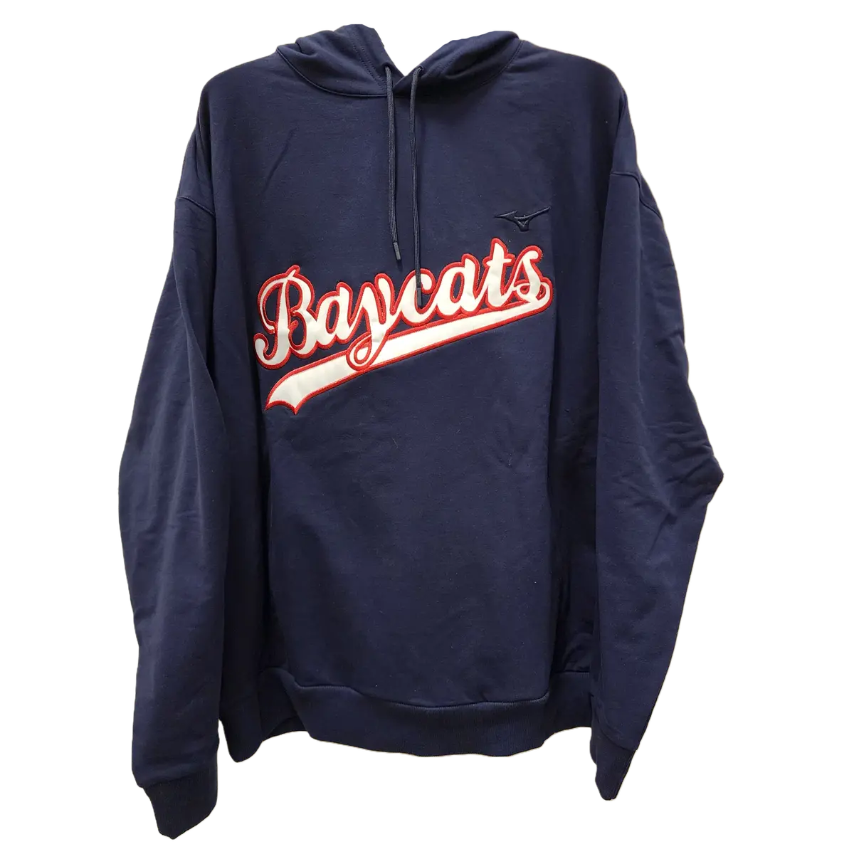Mizuno Recover Barrie Baycats Hoodie | Embroidered Logo And Number | Navy 1