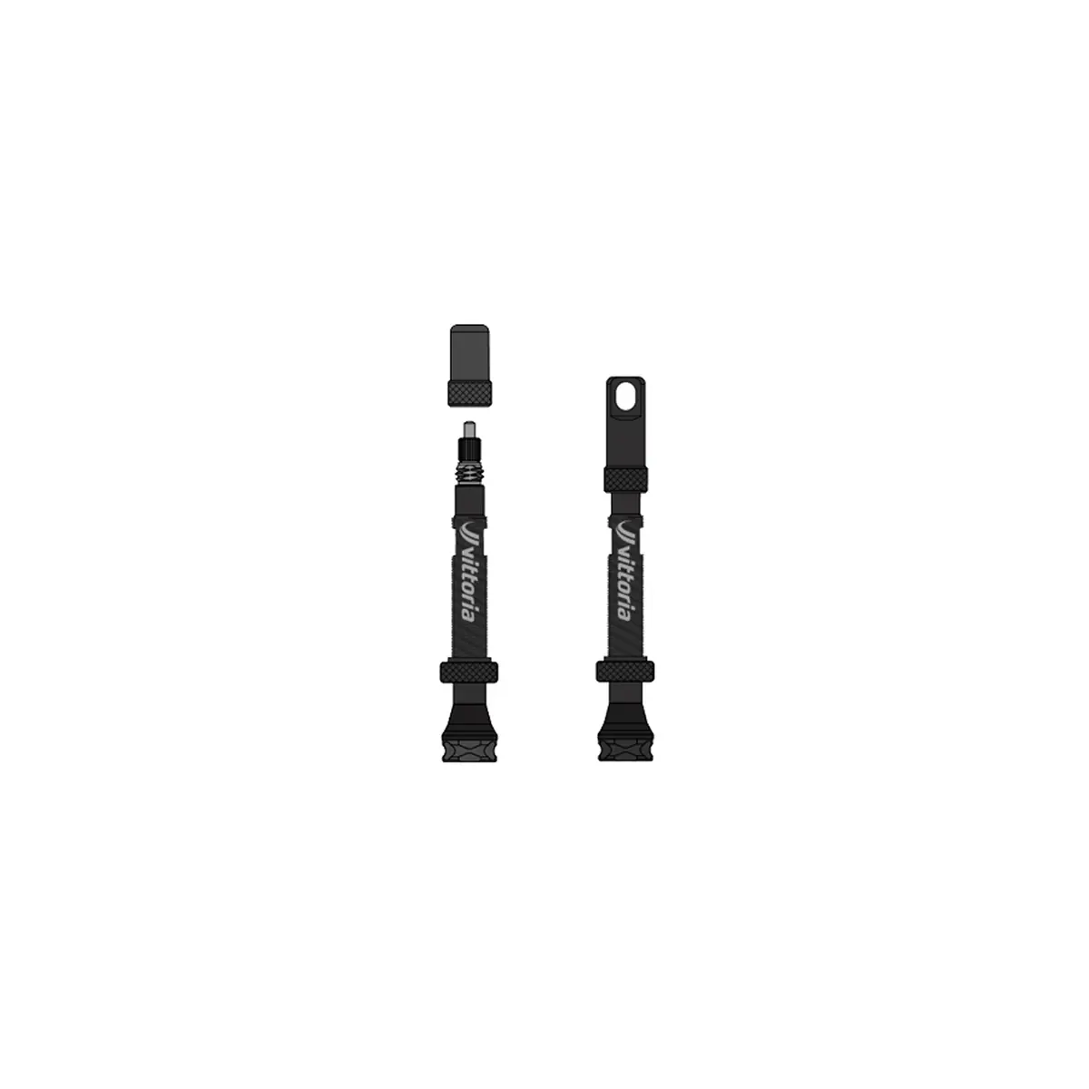 Vittoria Tubeless Valve Sort 60Mm (2Stk) 1