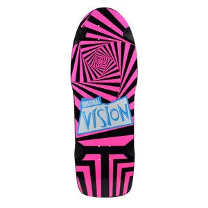 Vision Original Vision "Gator" Reissue Skateboard Deck - Black Pink 1
