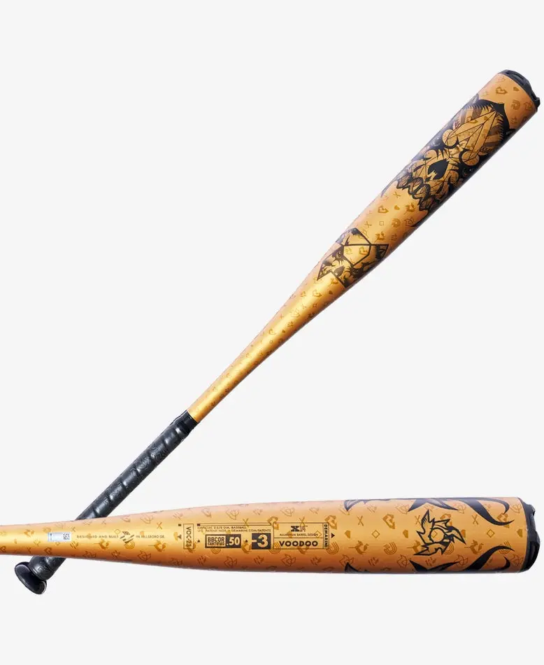 Demarini 2023 Voodoo One Gold - Bbcor (-3) Baseball Bat 1