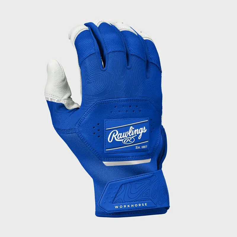 Rawlings Workhorse Batting Gloves | Adult | Royal 1