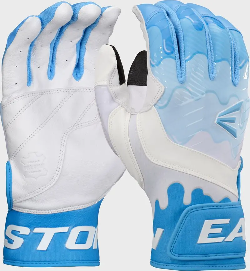 Easton Walk-Off Ethos Drip Batting Gloves Blue/White | Adult 1