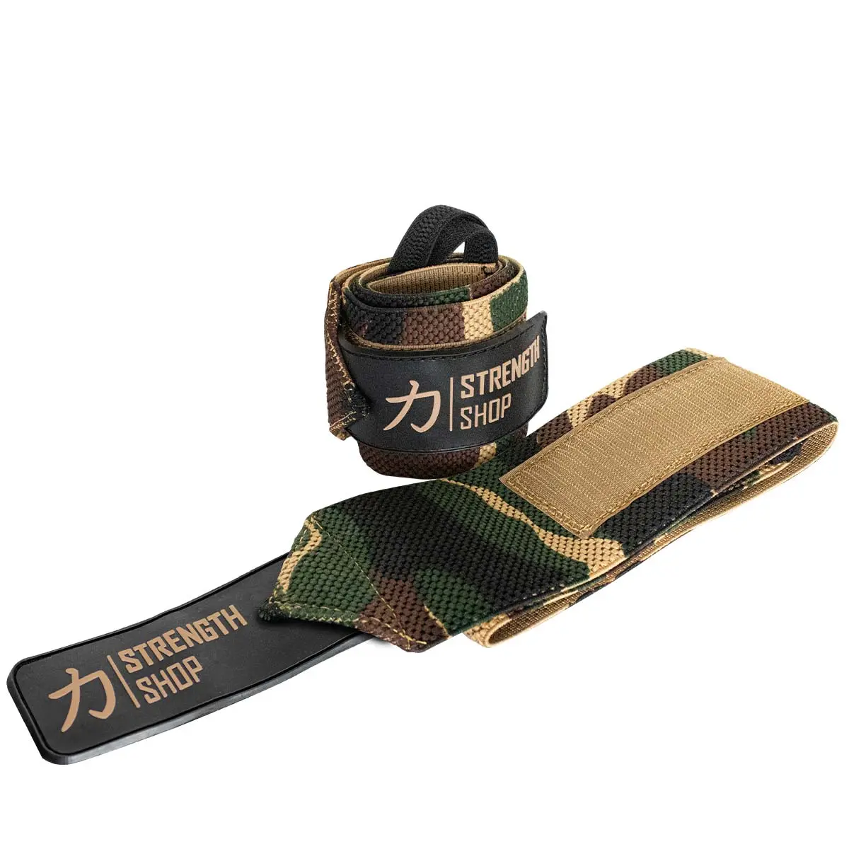 Heavy Wrist Wraps, Camo, 60Cm - Ipf Approved 1