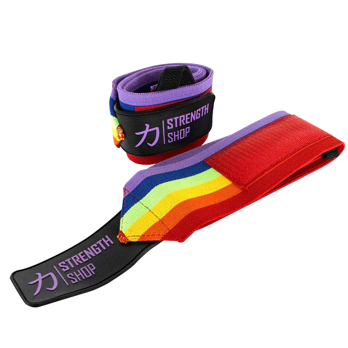 Medium Wrist Wraps, Rainbow, Ipf Approved – 60Cm 1