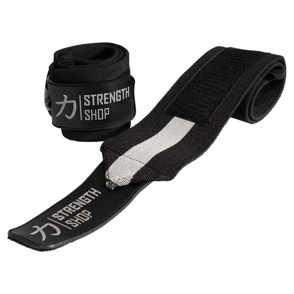 Super Heavy Wrist Wraps, Black-Grey, Ipf Approved – 60Cm/90Cm 1