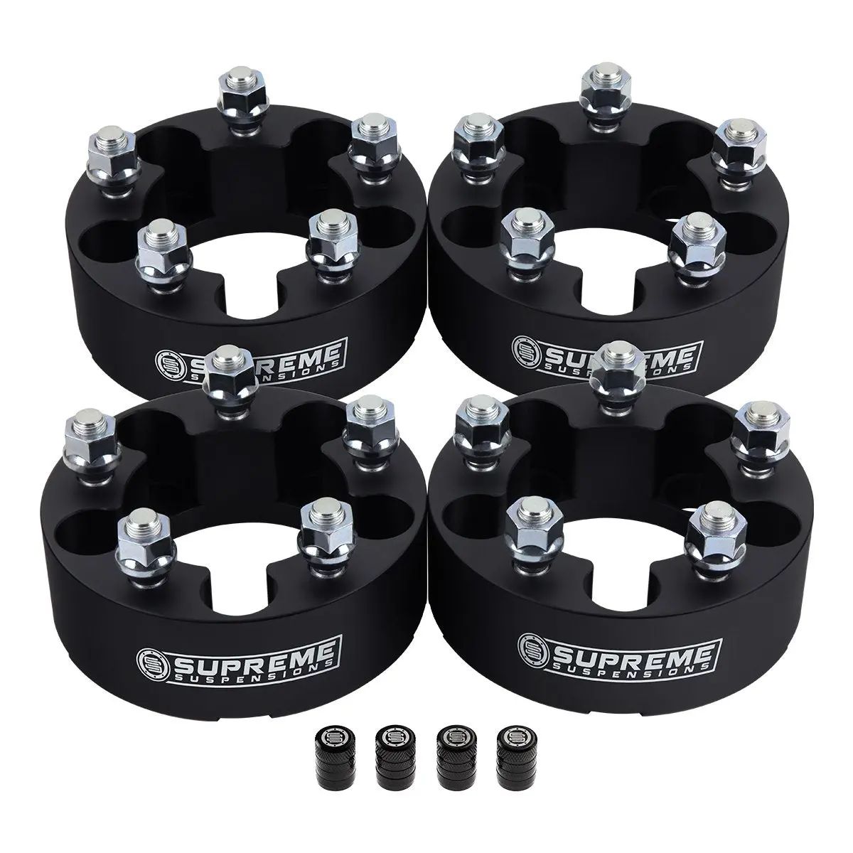 2001-2010 Ford Explorer Sport Trac 2Wd 4Wd Non-Hub Centric Wheel Spacers + Tire Valve Stem Caps 2