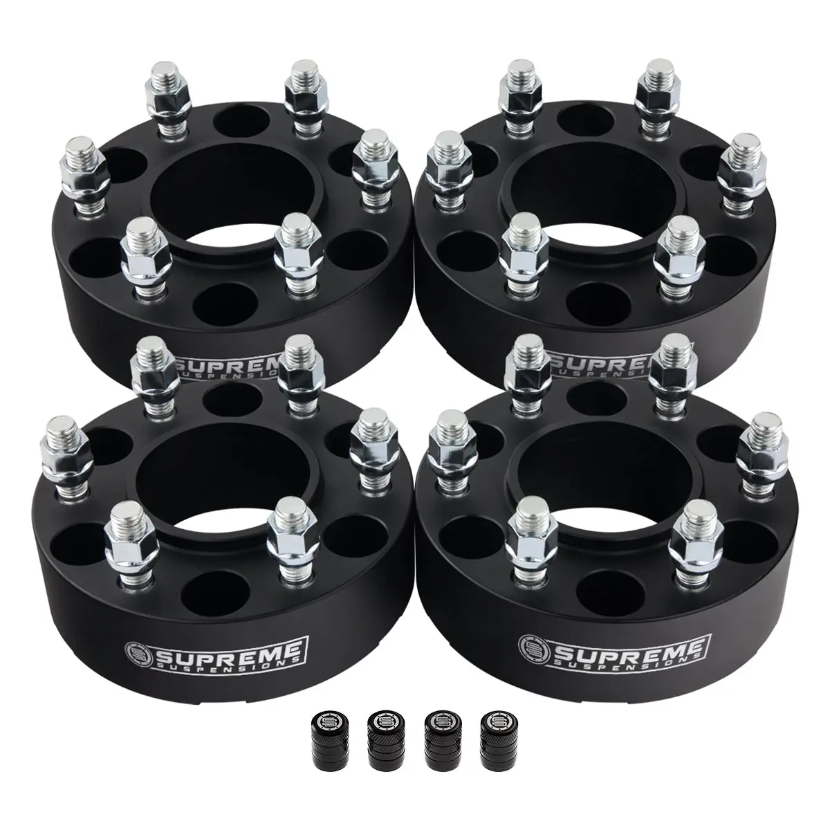Wheel Spacers 2015-2022 Ford F150 6X135mm / Studs: M14x1.5 4Pc Kit 4X2 4X4 2