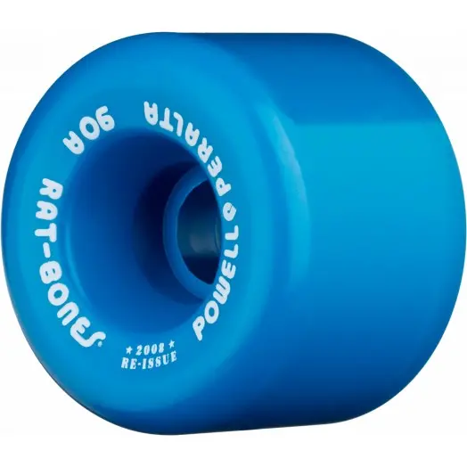 Powell Peralta Rat Bones Skateboard Wheels 60Mm 90A - Blue (4 Pack) 1
