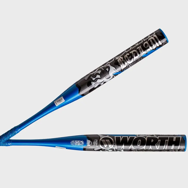 Worth 2025 Bedlam Phil Matte Signature Model 1-Piece 12.75" Xl Slowpitch Bat 1