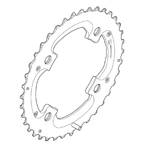 Shimano Klinge Fc-M985 Xtr 88Mm 10-Sp 40T 1