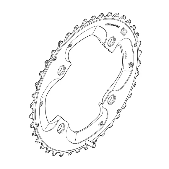Shimano Klinge Fc-M785 104Mm Sort 10-Sp 40T 1