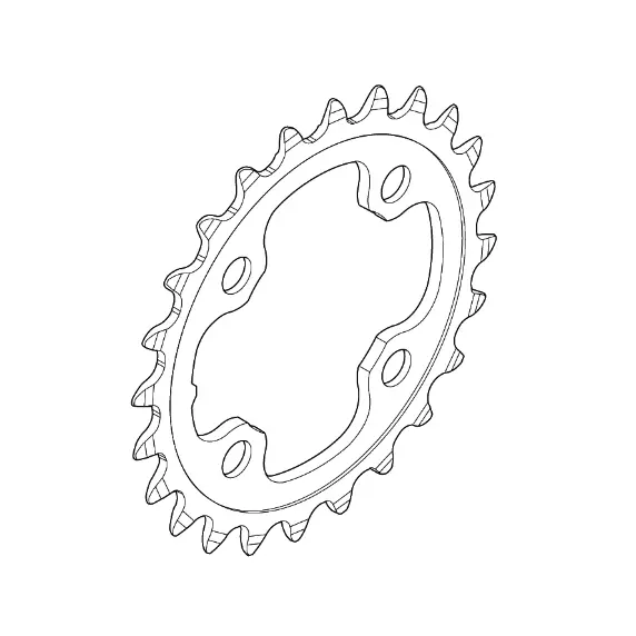 Shimano Klinge Fc-M780 64Mm Sort 10-Sp 24T 1