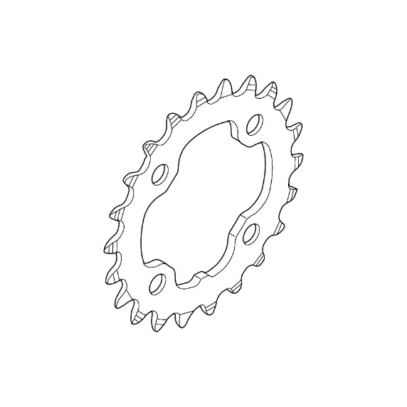 Shimano Klinge 22T Fc-M782/672 64Mm Sort 10-Sp An-Type 1