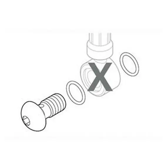 Shimano Skrue + 2 O-Ringe Til Banjo Holder Banjokobling 1