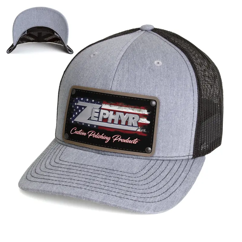 Zephyr Gray Mesh Trucker Hat 1