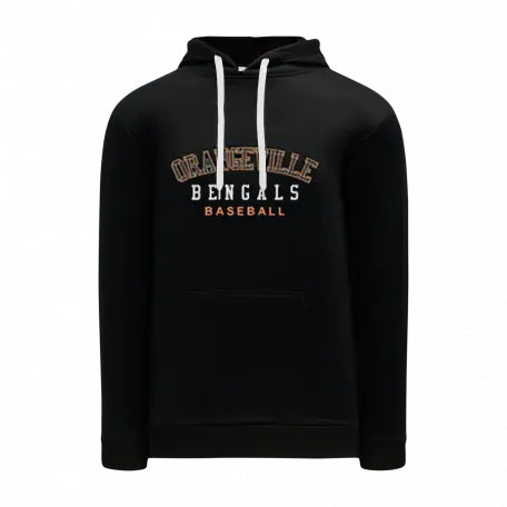 Athletic Knit 1835 - 'Orangeville' Orangeville Bengals Embroidered  Hoodie 1