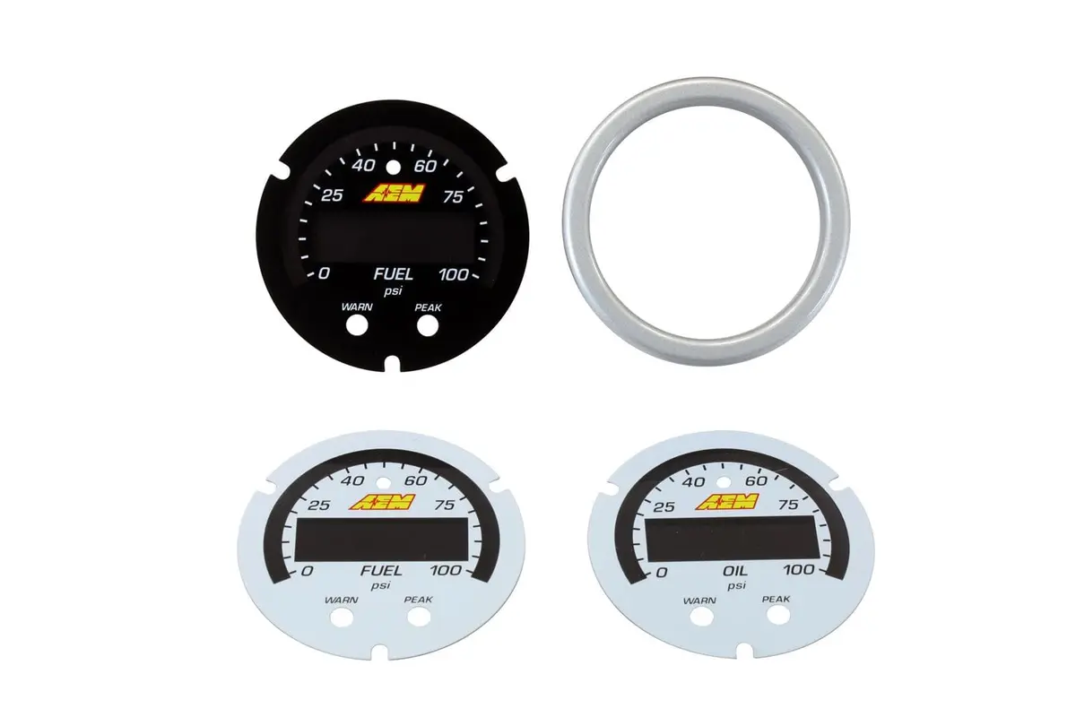 Aem 30-0301-Acc X-Series Customizable Gauge Face Kit 1