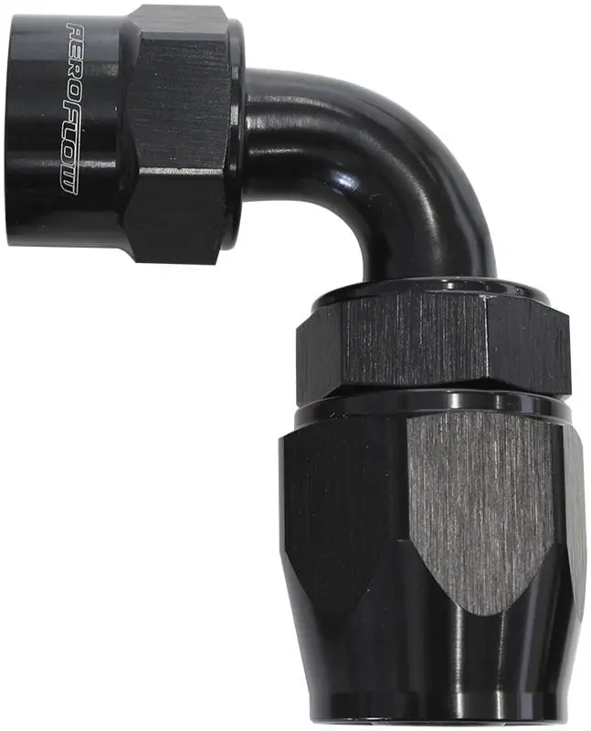 Kryptalon Lightweight Swivel Hose Fitting – 90° -6An One-Piece Aluminum End (Af7023-06) 1