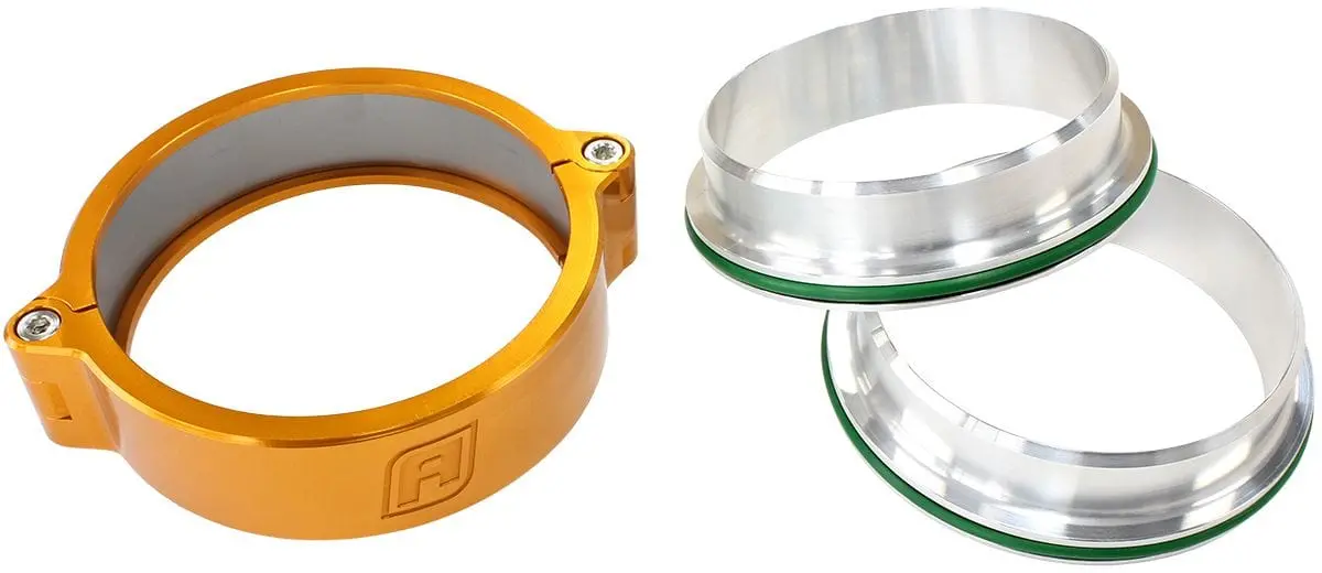 5-Inch Billet Aluminum Intercooler Quick-Connect Clamp - Af25-5000G 1