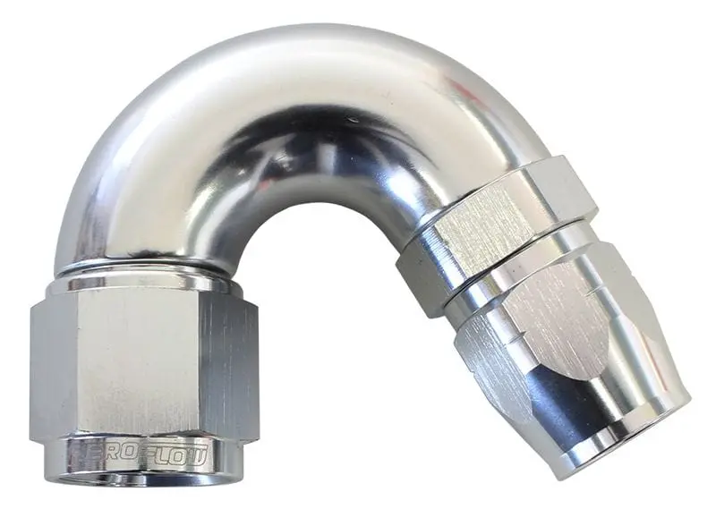 550 Series One-Piece Swivel Hose End — 150° Stepped, -10An To -8 Hose 1