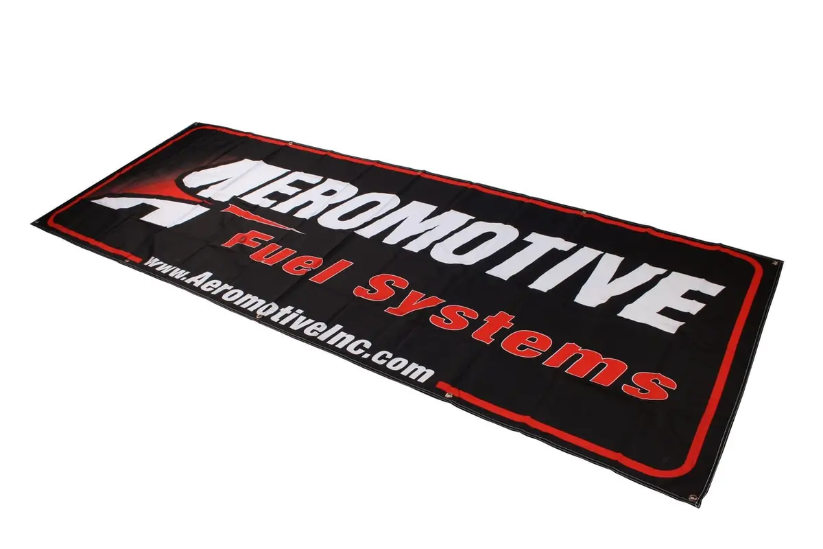 Aeromotive 95012 Branding Banner — Heavy-Duty Vinyl, Racing-Style Graphics 1