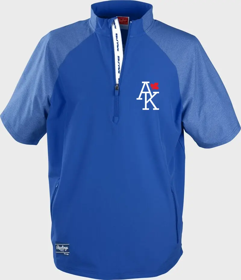 Rawlings Colorsync Short Sleeve Cage Jacket - Aurora-King Jays | Embroidered 1
