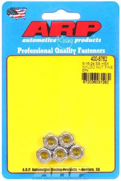 Stainless Steel Hex Nyloc Lock Nuts - Ar400-8762 1
