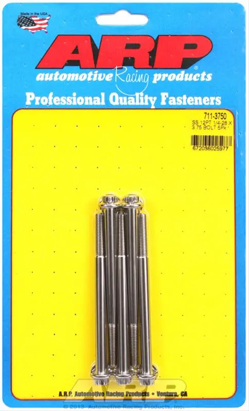 Arp Stainless Steel High-Strength Bolts - 711-3750, Grade 8740 Alloy 1