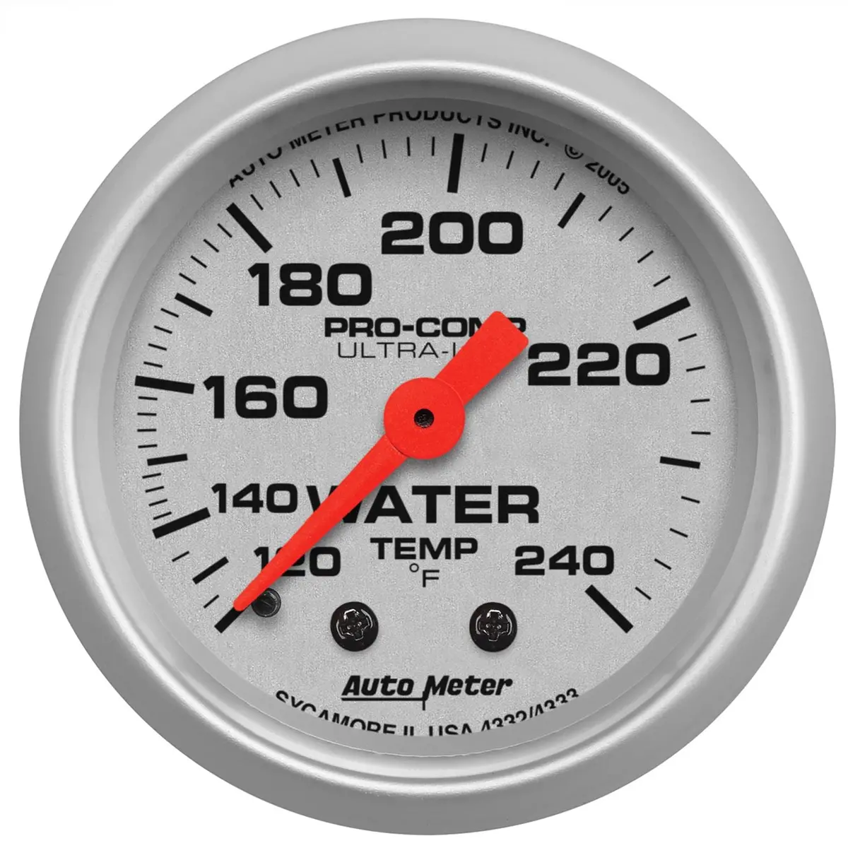 Autometer Ultra-Lite 4333 Analog Gauges – Lightweight Mechanical Instrument Set 1