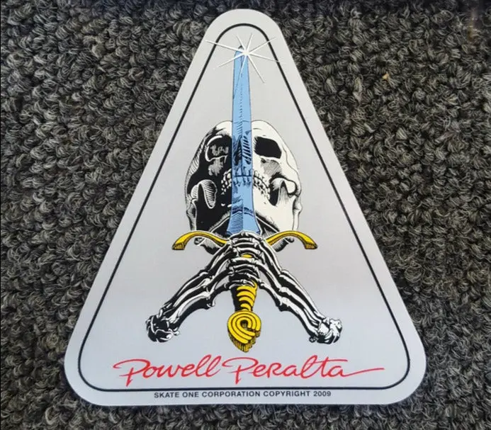 Powell Peralta Skull And Sword - Sticker 1